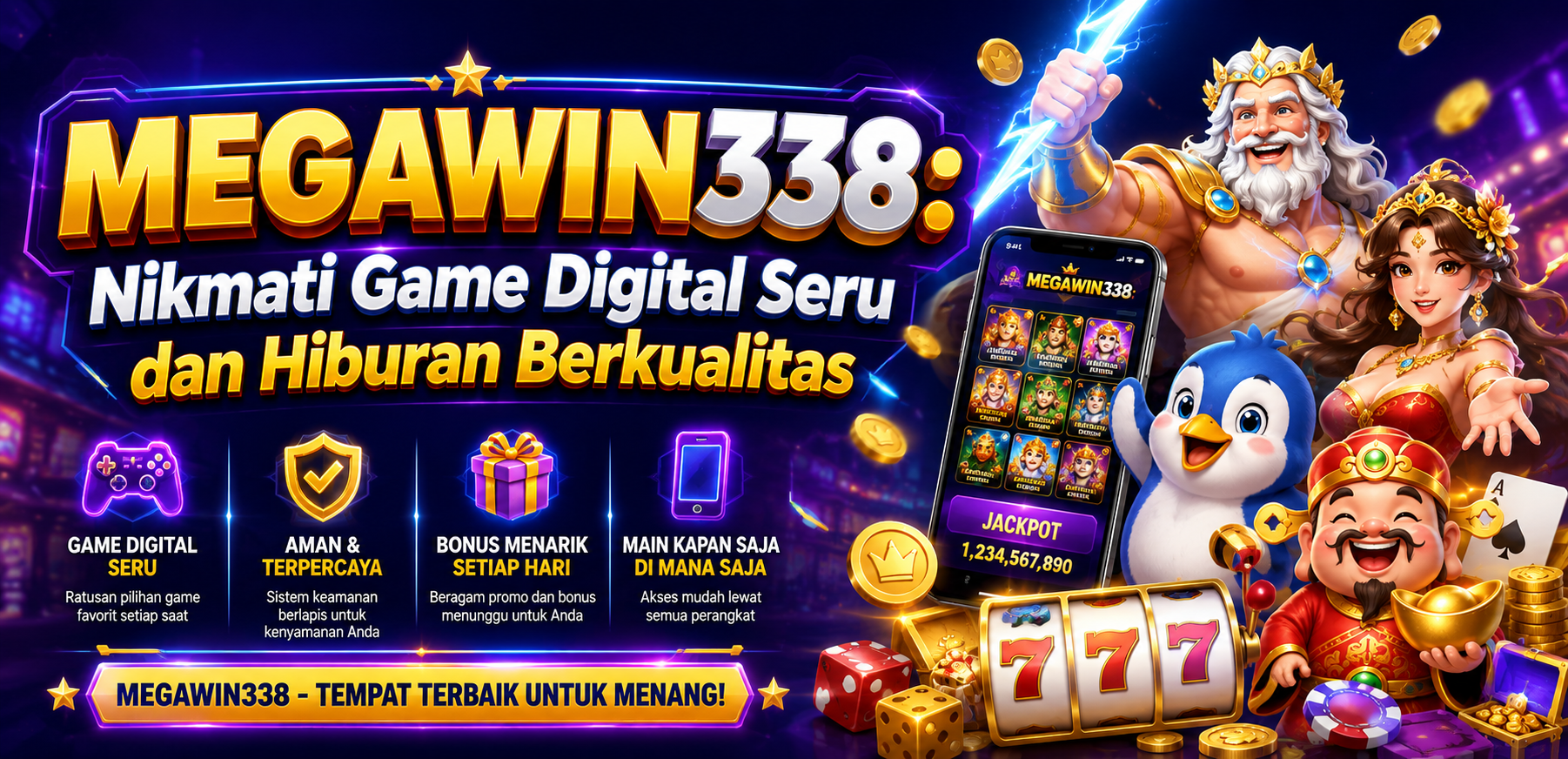 MEGAWIN338: Nikmati Game Digital Seru dan Hiburan Berkualitas